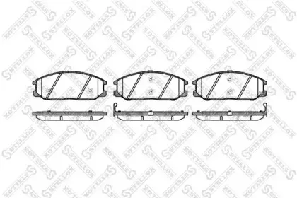 782 012B-SX STELLOX Комплект тормозных колодок, дисковый тормоз 782 012B-SX STELLOX Комплект тормозных колодок, дисковый тормоз